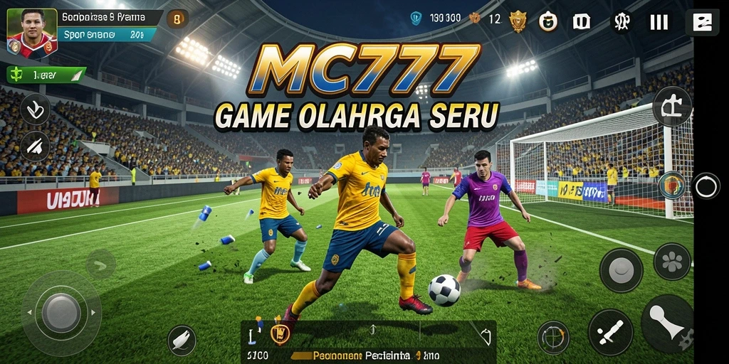 Tampilan gameplay seru MC777 yang menampilkan aksi olahraga yang mendebarkan.