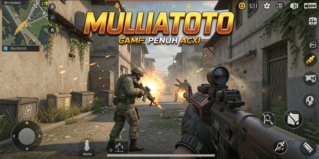 Tangkapan layar yang menunjukkan aksi mendebarkan dalam gameplay MULIATOTO.