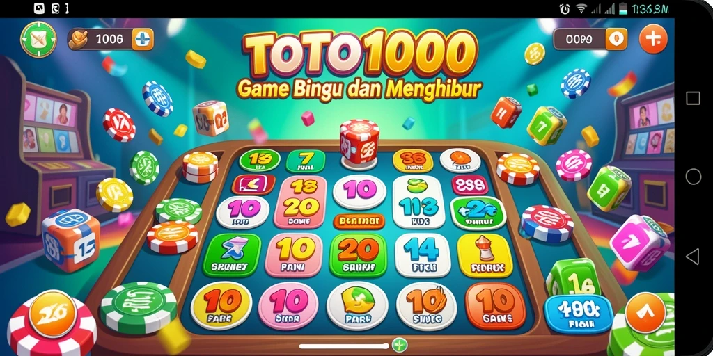 Tampilan gameplay seru dan interaktif di TOTO1000.