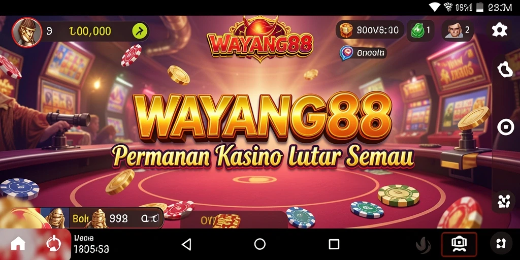 Tampilan gameplay utama WAYANG88 dengan berbagai pilihan permainan Kasino.